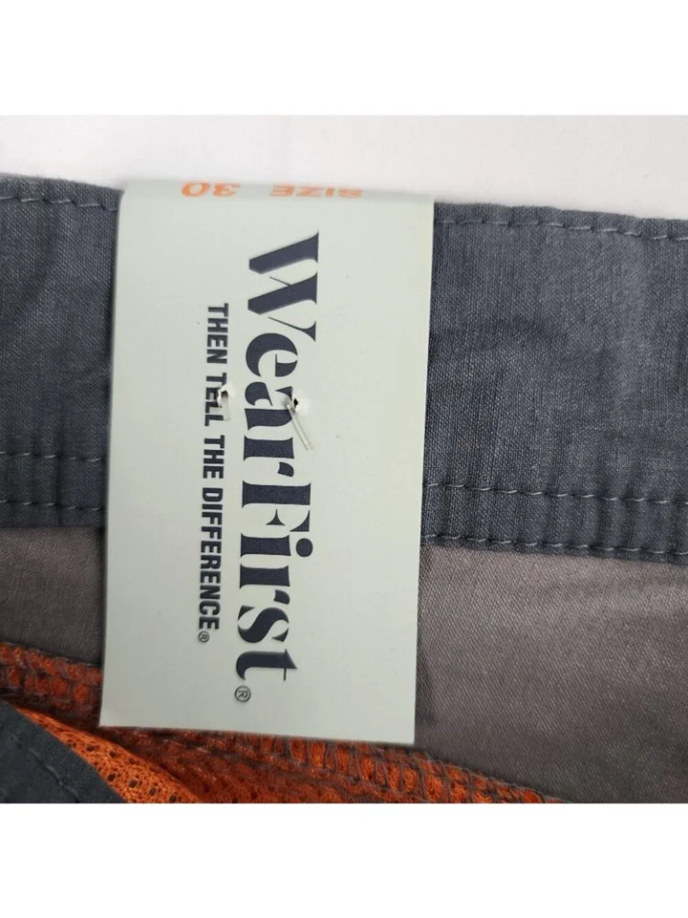 WearFirst Shorts Mens 30 Gray Cargo Switchback Short (30x10) NWT